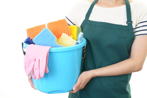Professional office cleaners in Islington maintaining a modern workplace