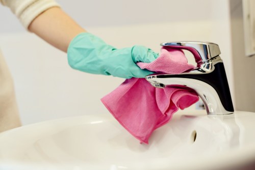 Professional carpet cleaning in an Islington home interior