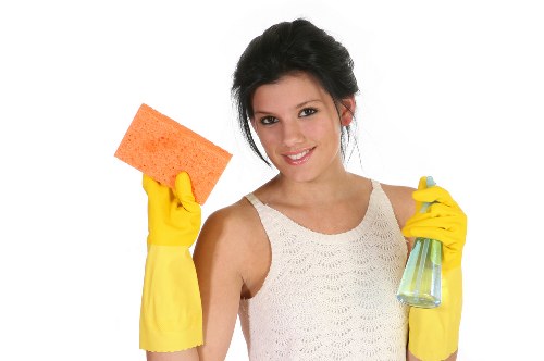 Final safety check after carpet cleaning in a residential property