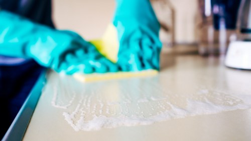 Detailed post-construction cleaning of windows and surfaces in Islington