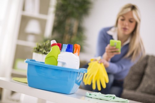 Treatment for stains and heavy traffic areas